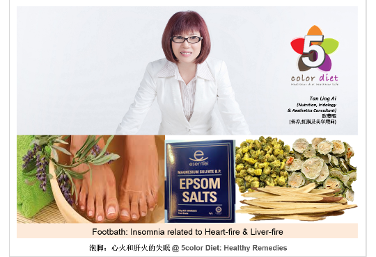 Foot Bath for Insomnia Related to Heart-fire & Liver-fire