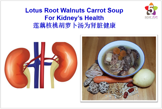 Lotus Root Walnuts Carrot Soup